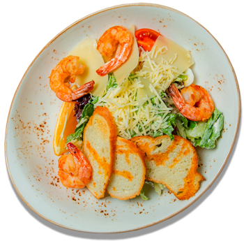 Цезарь с креветками